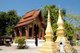 Laos: Chapel building housing a large standing Buddha in Wat Sene (Saen), Luang Prabang