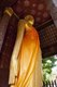 Laos: Large standing Buddha in outer chapel building, Wat Sene (Saen), Luang Prabang